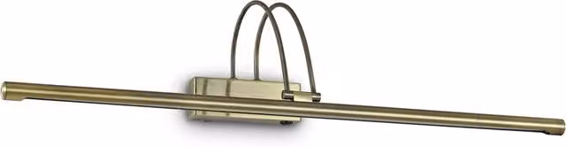 Applique Contemporanea Bow Metallo Ottone Brunito Led 8W Luce Calda