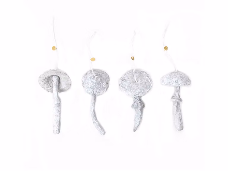 Mushroom Ornamenti - Set da 4 pezzi