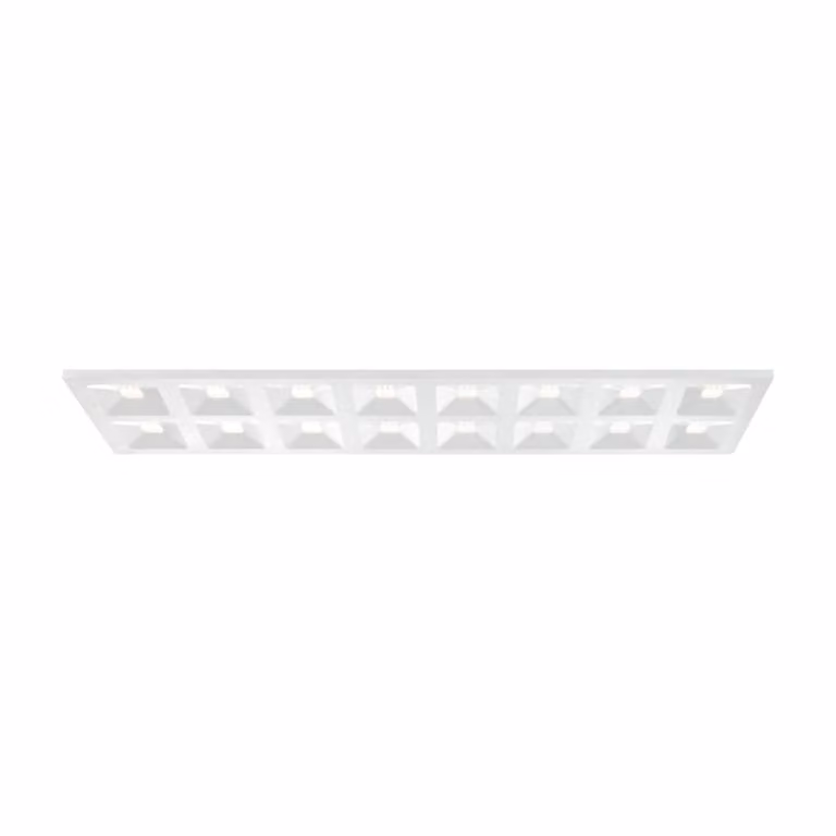 Sylvania Pannello LED Quadro, 120 x 30 cm, 840, DALI dimmerabile, Bianco / Opale, Studio / Ufficio, Metallo