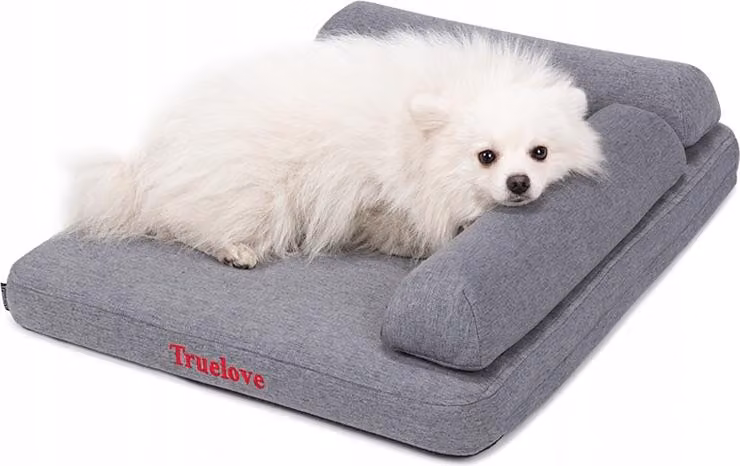 Letto per cani Truelove, divano, grigio scuro, L