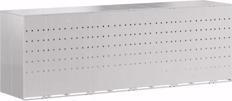 Contenitore per Rifiuti per 3 Bidoni 340 x 77.5 x 115.5 cm