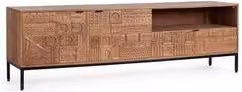 Mobile base soggiorno KINDIA Bizzotto in legno marrone L 180 x P 42 x H 55 cm