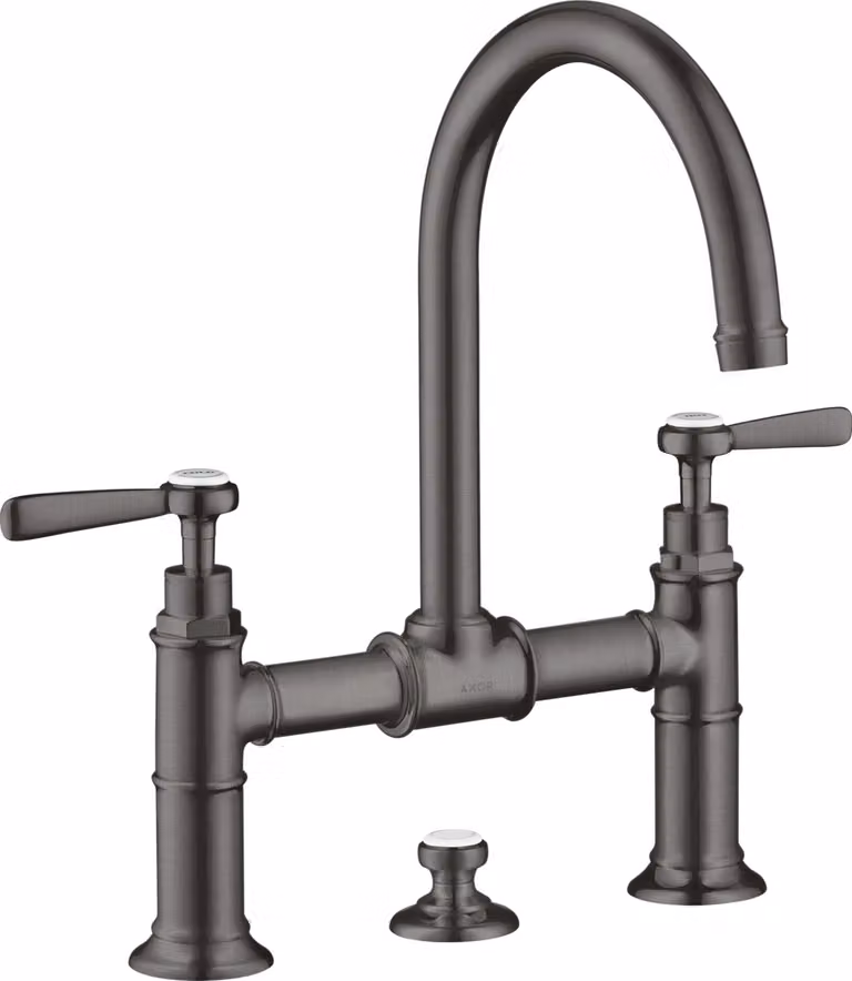 hansgrohe AXOR Montreux Mitigeur lavabo 2 poignées Montreux 220, vidage escamotable, béqu'illes, projection 175mm, 16511340, 16511340