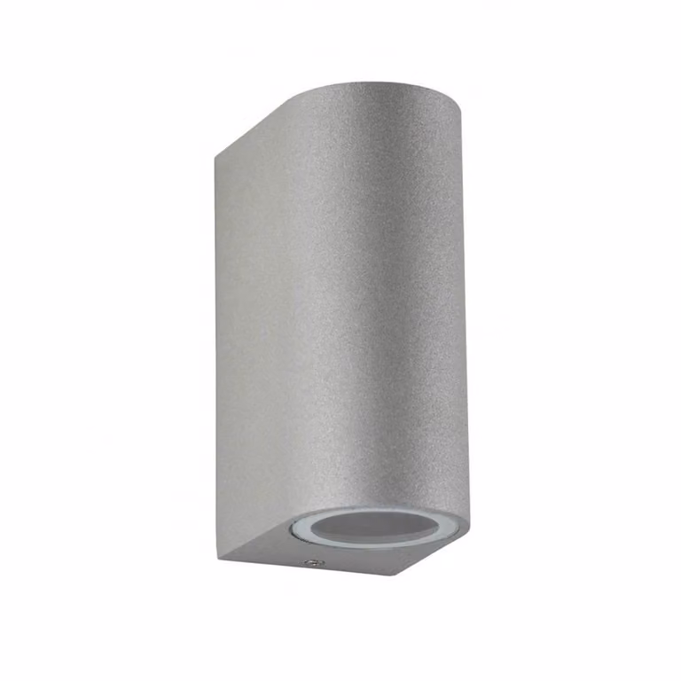 Lampada da parete per esterni 2xGU10 argento IP44 SU-MA Mini 6002 AL