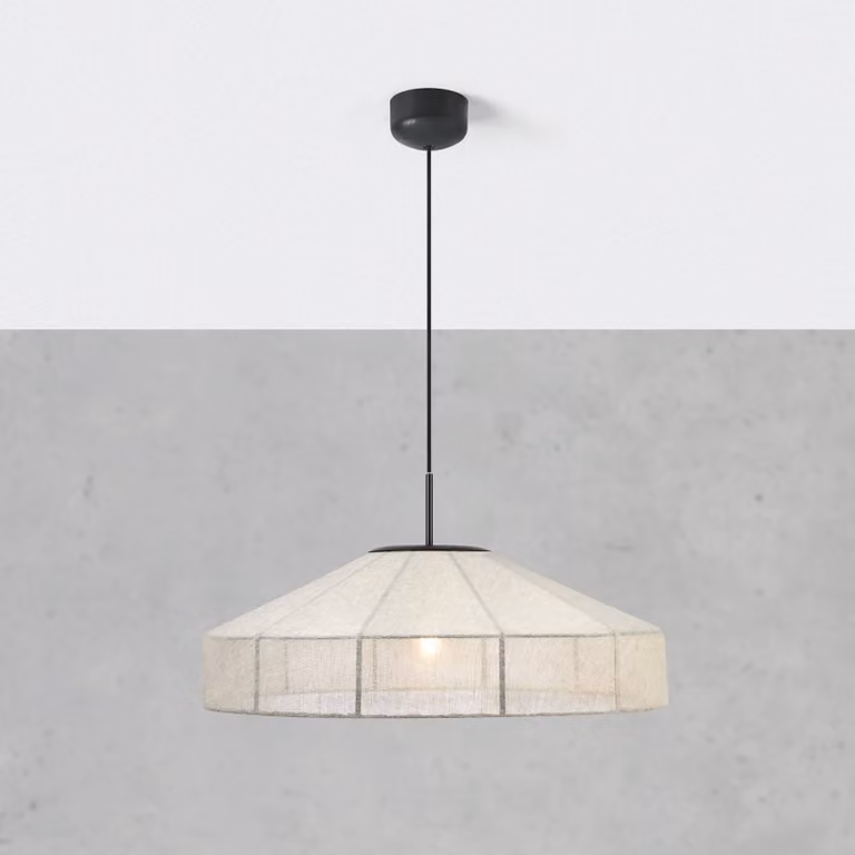 Markslöjd Lampada a sospensione Alia, dimmerabile, Crema / Ambra, Soggiorno / Sala da pranzo, Tessuto / Stoffa / Seta, Lampada a sospensione
