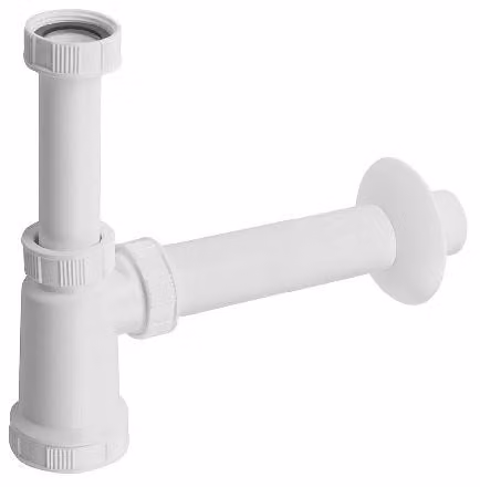 Accessori Bruckner - Sifone per lavabo 1 1/4, scarico 40 mm, bianco 151.109.0