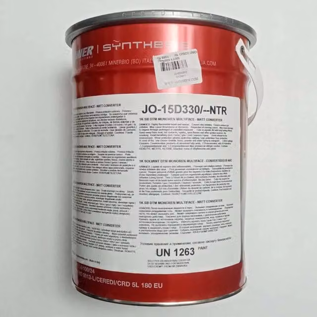 Smalto opaco Renner Monoren per metallo a rapida essiccazione, base solvente, colore RAL 7011 Grigio Ferro, 5 kg – 1