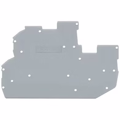 Wago 2022-2291, Separatore per morsettiera, 1 pezzo, poliammide, grigio, 1 mm, 79,5 mm