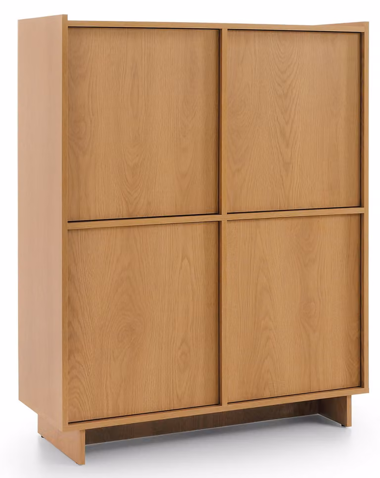 Selsey Yasumi - Panca alta, aspetto legno di quercia, 98 cm