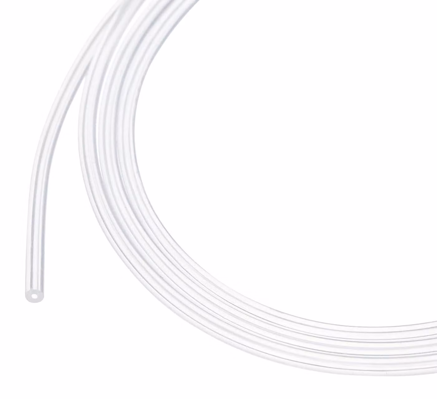 Tubo in silicone, 15 metri, diametro interno 0,5 mm, diametro esterno 1,5 mm, trasparente