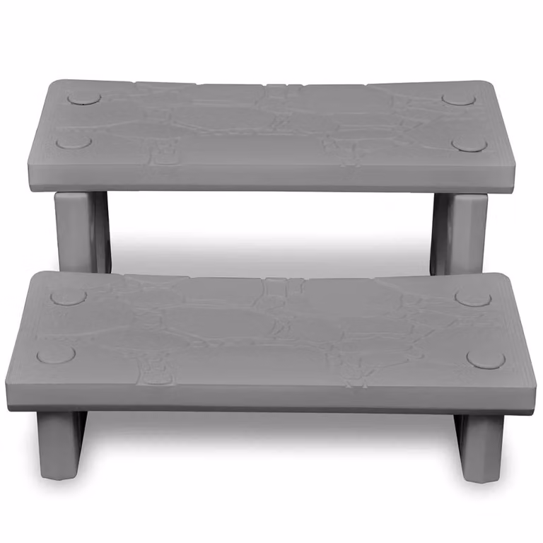 vidaXL Scale spa grigie