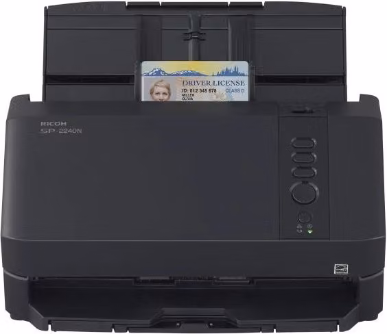 Scanner Fujitsu FI Series SP 2240N Nero con connessione USB-C ed Ethernet/LAN 600 DPI – 1