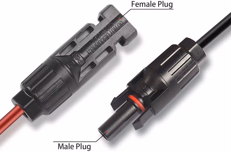 Cavo adattatore XT60 per pannelli solari, calibro 12AWG - Connettore impermeabile da 1,5 metri per generatori solari portatili