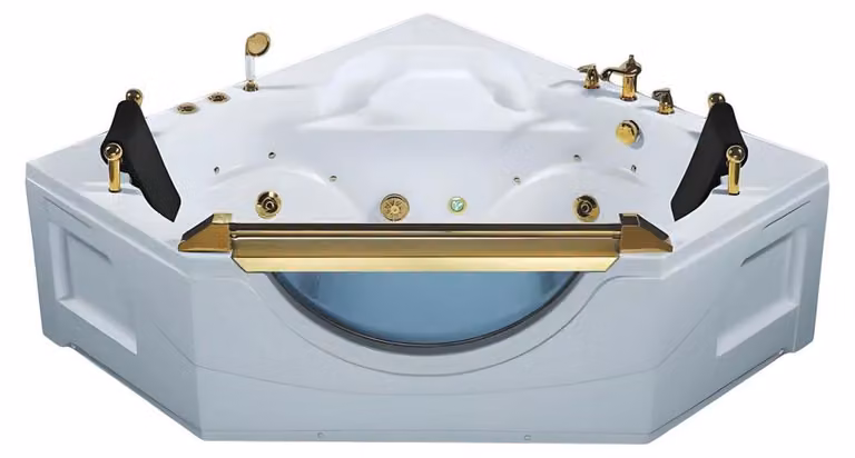Massage Badewanne Whirlpool Spa Whirlwanne Hydromassagewanne 165x165 cm