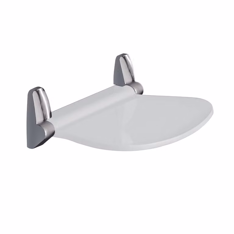 Sedile per doccia ribaltabile serie Sound Gedy 2282 Bianco/Cromato