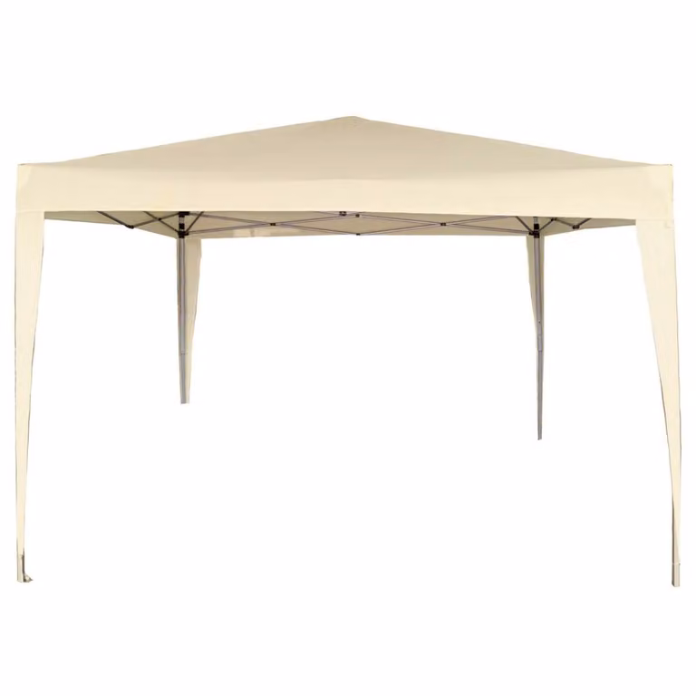 Gazebo attivo 300 x 240 x 300 cm acciaio crema plastica