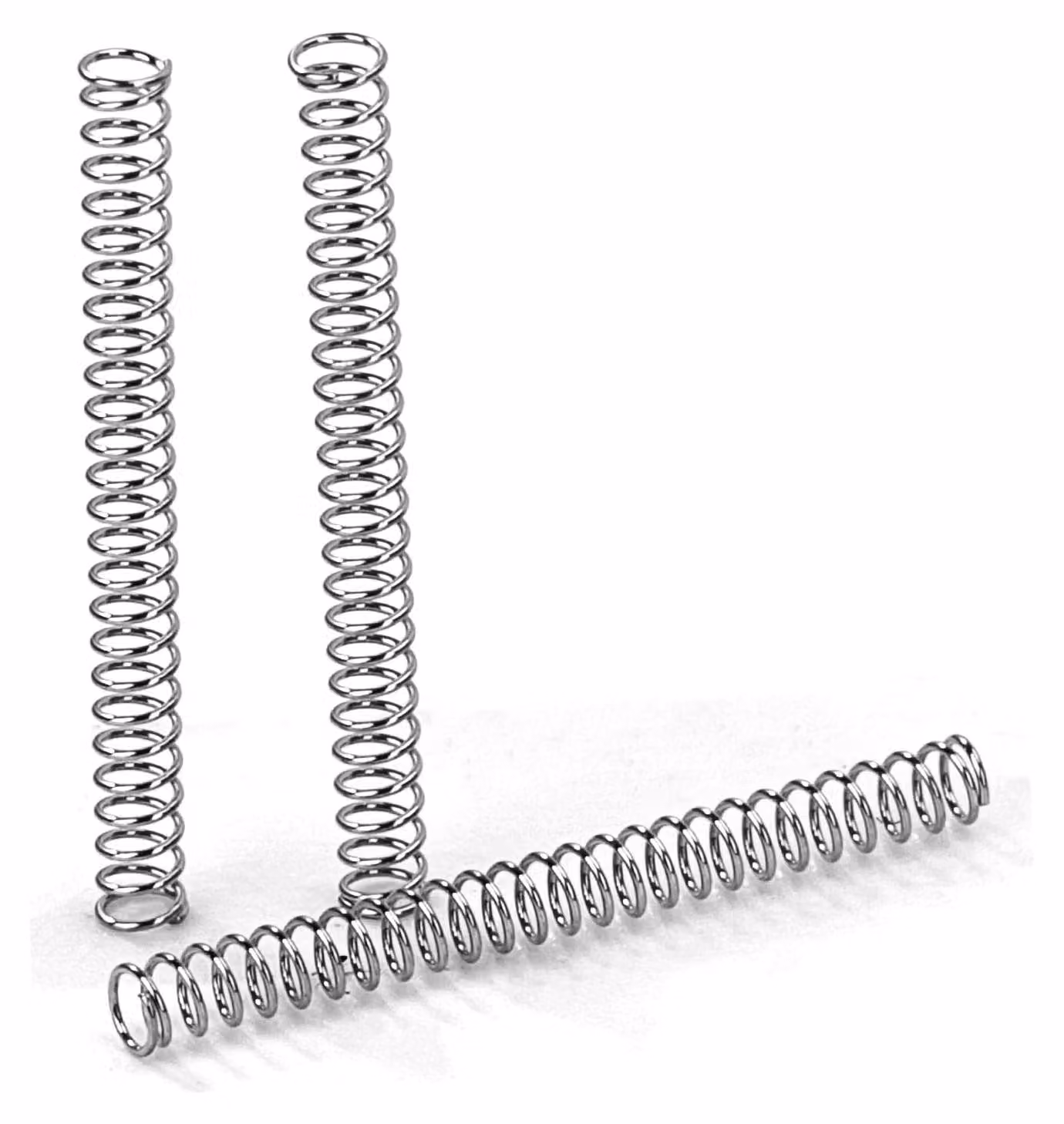 Molle a compression, 20 mm, acciaio inossidabile 304, dimensioni 0,23x2 mm, peso 0,2 kg, confezione da 20 pezzi
