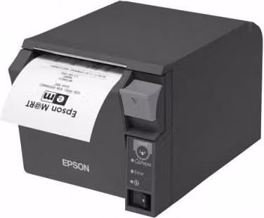 Stampante termica Epson TM-T70II (032) con porta USB integrata, colore nero, modello C31CD38032
