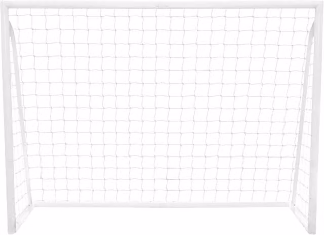 Porta da calcio da 240cm x 180cm, custodia per il trasporto e telo bersaglio