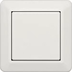 Pulsante wireless Eltako FT55EL-ws, Finlandia, bianco eljo, senza batterie né cavi, con pulsante a bilanciere e doppio pulsante a bilanciere