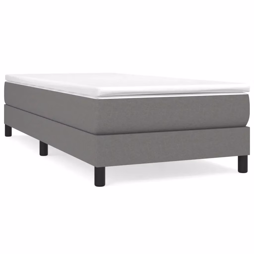 Letto Ibrido con Giroletto a Molle e Materasso vidaXL Grigio e Bianco L/P/H: 200 x 80 x 25 cm – 2