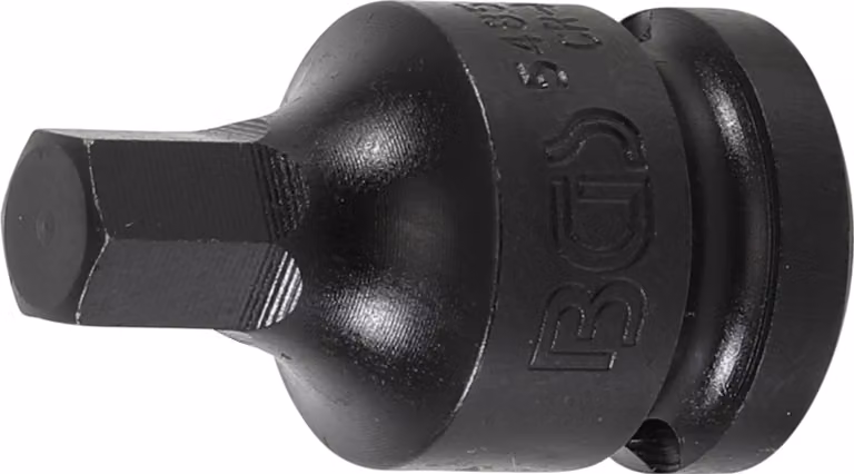 BGS 5485-10 | Presa per punta elettrica | Lunghezza 42 mm | 12,5 mm (1/2") | Presa esagonale 10 mm