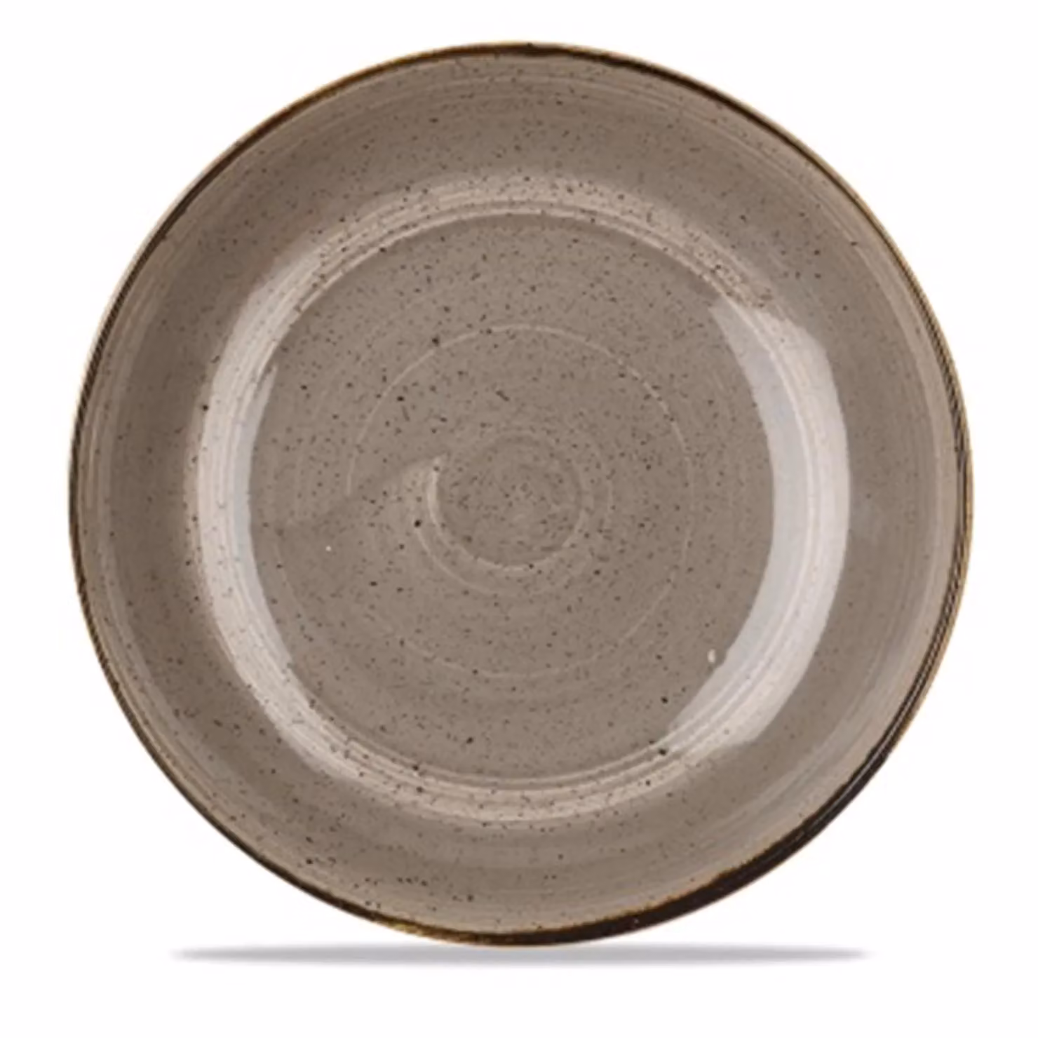 Piatto fondo in porcellana grigio stone 12 pezzi