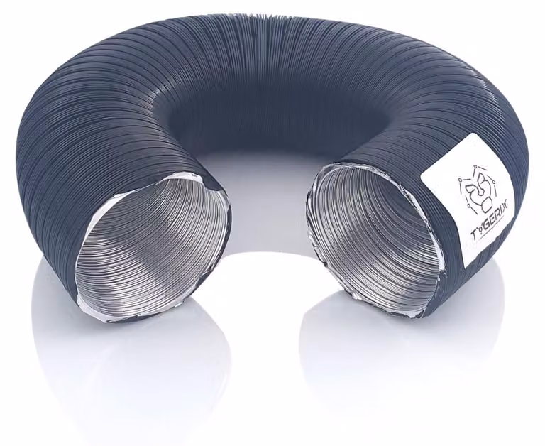 Solidchoice - Tubo flessibile in alluminio da 60 mm - Estensibile fino a 1,2 metri per sistemi di ventilazione