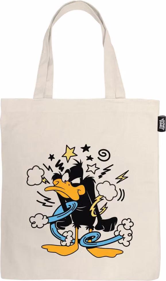 Arditex Borsa in tessuto Looney Tunes Beige Beige Taglia unica
