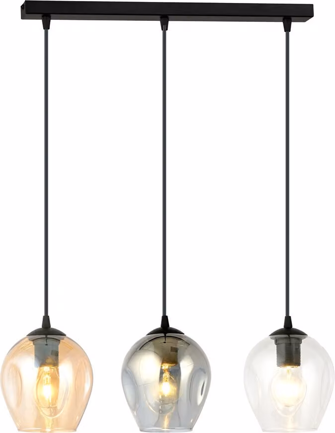 Lampadario Emibig 3xE27 40W ISTAR 3 BL/MIX 678/3