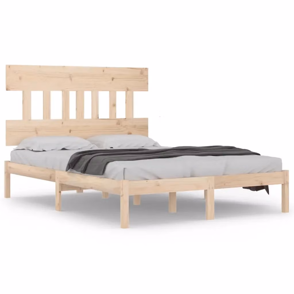 Giroletto in legno massello di pino bianco stile rustico vidaXL L/P/H: 205.5 x 140 x 145.5 cm – 2