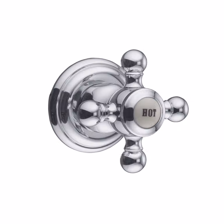 KLUDI 1926 : robinet encastré, ensemble de montage fin, marquage HOT, 518160520, 518160520