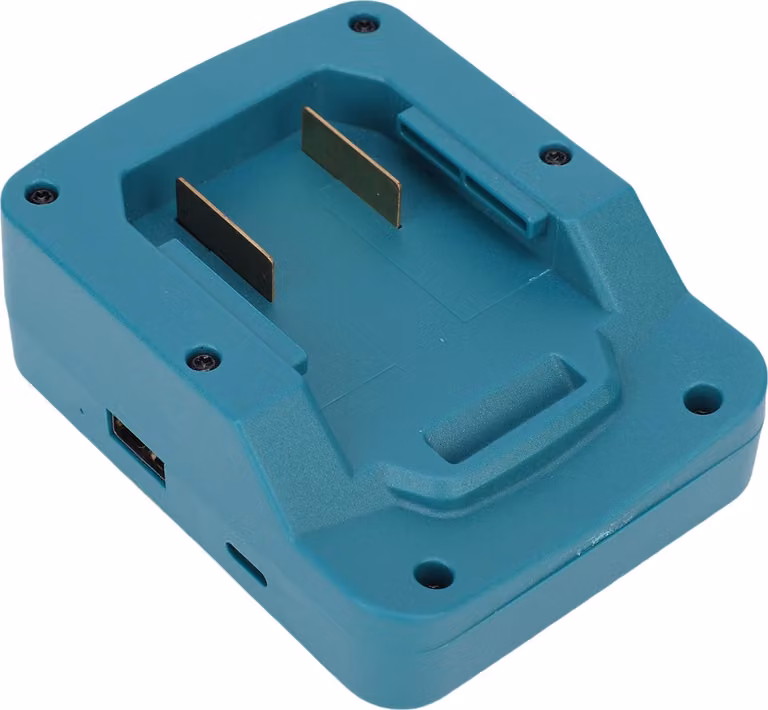 Adattatore batteria per caricatore telefono cordless, adatto per PARKSIDE X20V TEAM PAP20A1 PAP20A3 PAP20B1 PAP20B3 con connettori USB-DC di tipo C