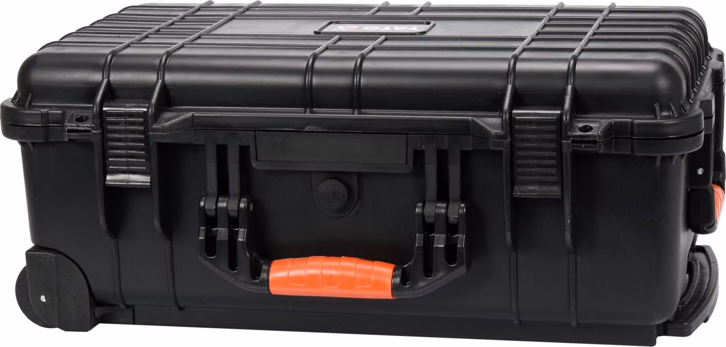 Valigia portautensili ermetica 559x351x229 mm, IP55 con rotelle