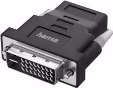 Adattatore video Hama HDMI a DVI colore nero