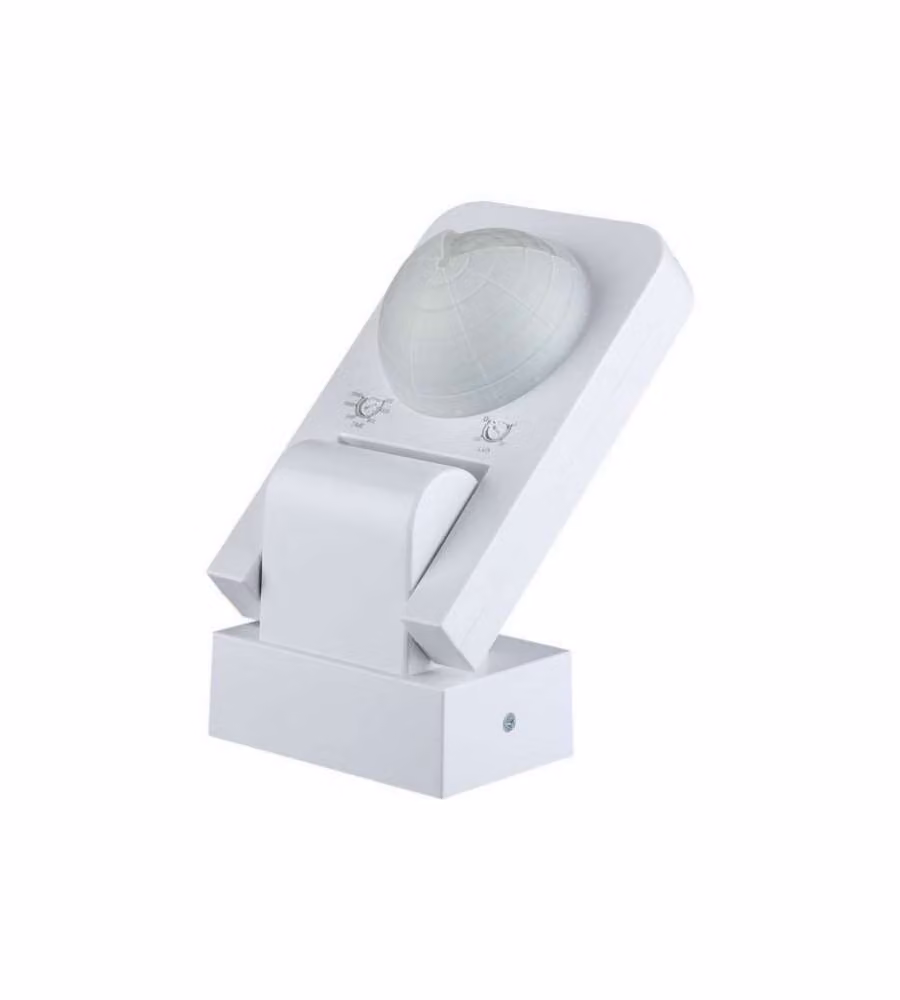 Sensore di Movimento a Infrarossi Rilevamento a 360° Colore Bianco 1000W