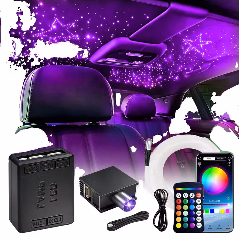 Kit Starlight, illuminazione RGBW, funzionalità di controllo remoto, RGBW, 1 LED, 300 pezzi, 2 metri