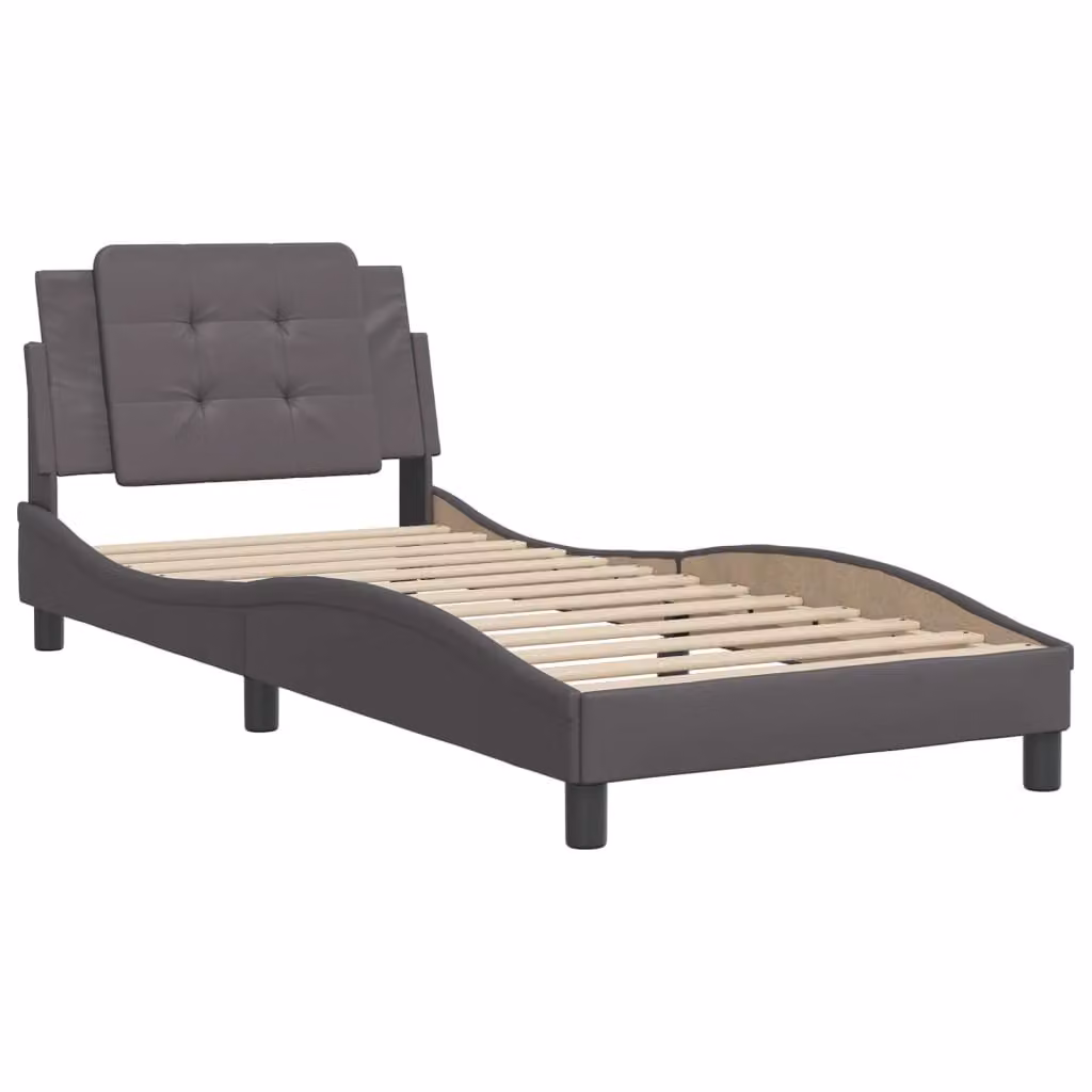 Giroletto senza Materasso Zadar Crema 80x200 cm in Pelle finta