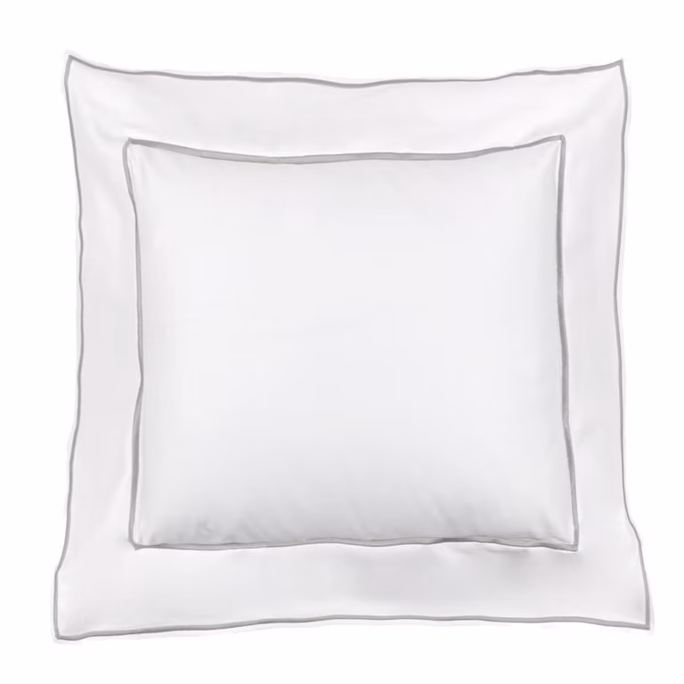 ISOLA Coppia federe - Taglia: 65x65,Colore: ISOLA - BIANCO + GRIGIO