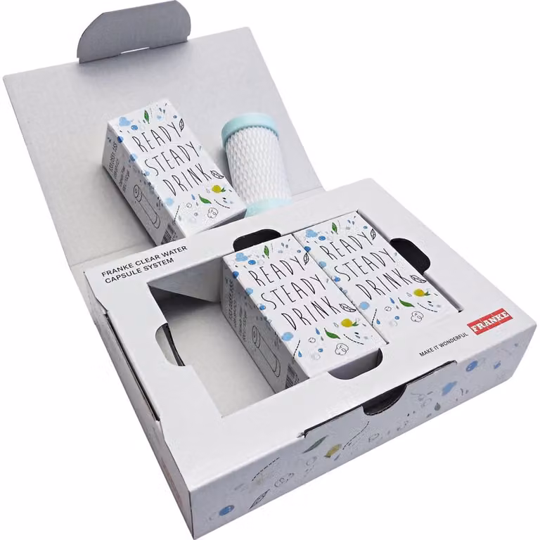 Franke 112.0607.498 Filtraggio acqua Filtro d'acqua manuale 0,5 L Bianco