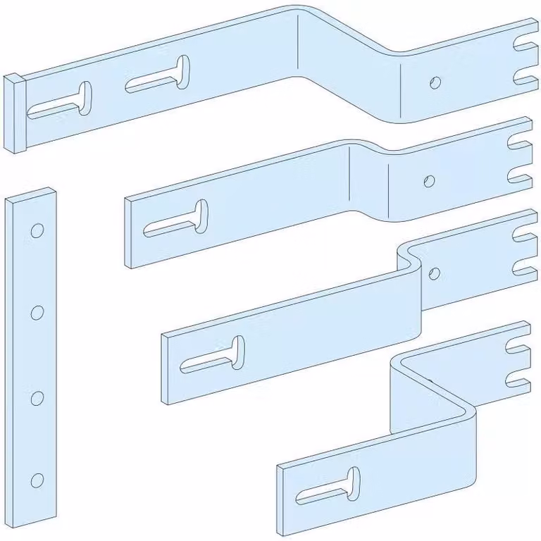 Schneider Electric PrismaSeT-P, collegamento, ComPacT NS630b-1000 a 4 poli, installazione fissa, orizzontale, con barra collettrice verticale Linergy LGY LVS04474