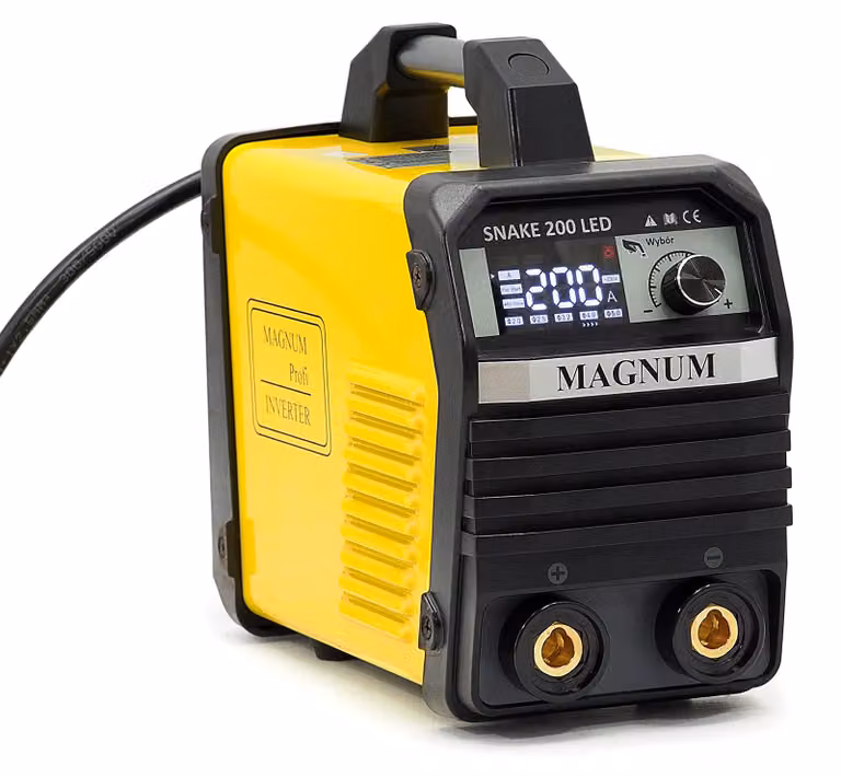 Saldatrice inverter MMA - 200 Ampere - 230 Volt - Colore giallo