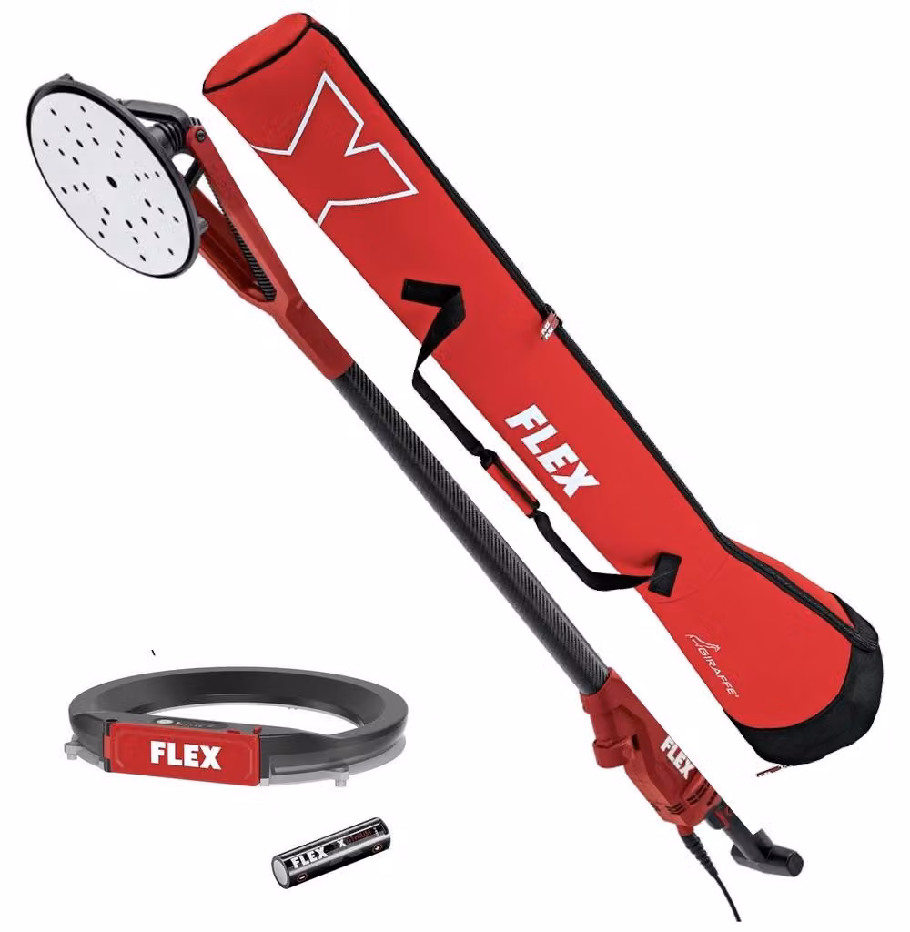 Levigatrice flessibile per pareti e soffitti GE 6 X-EC n. 534652 + lampada a batteria a LED WL 1000 GE 6