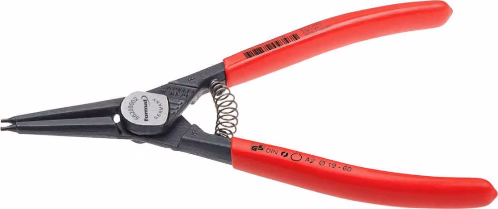 Pinza per anelli di sicurezza, apertura esterna, A3, 225 mm