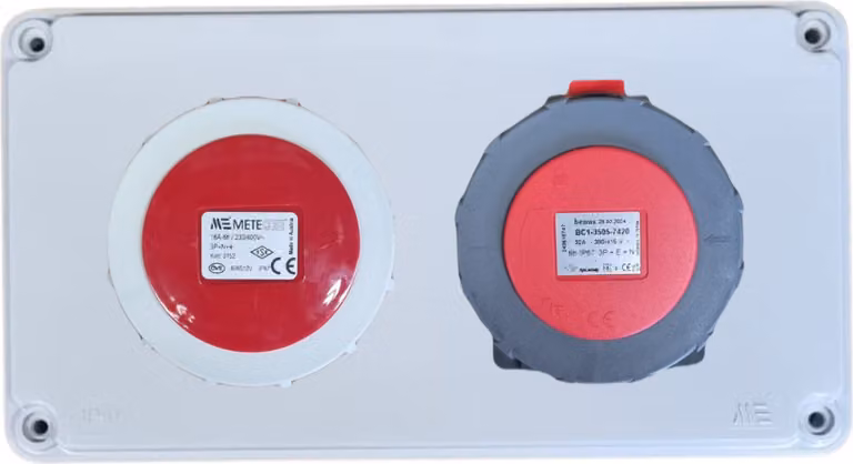 Quadro di distribuzione IP67, quadro elettrico, quadro fusibili 1x 16 A IP67_1x 32 A IP67_40202005_Senza cavi