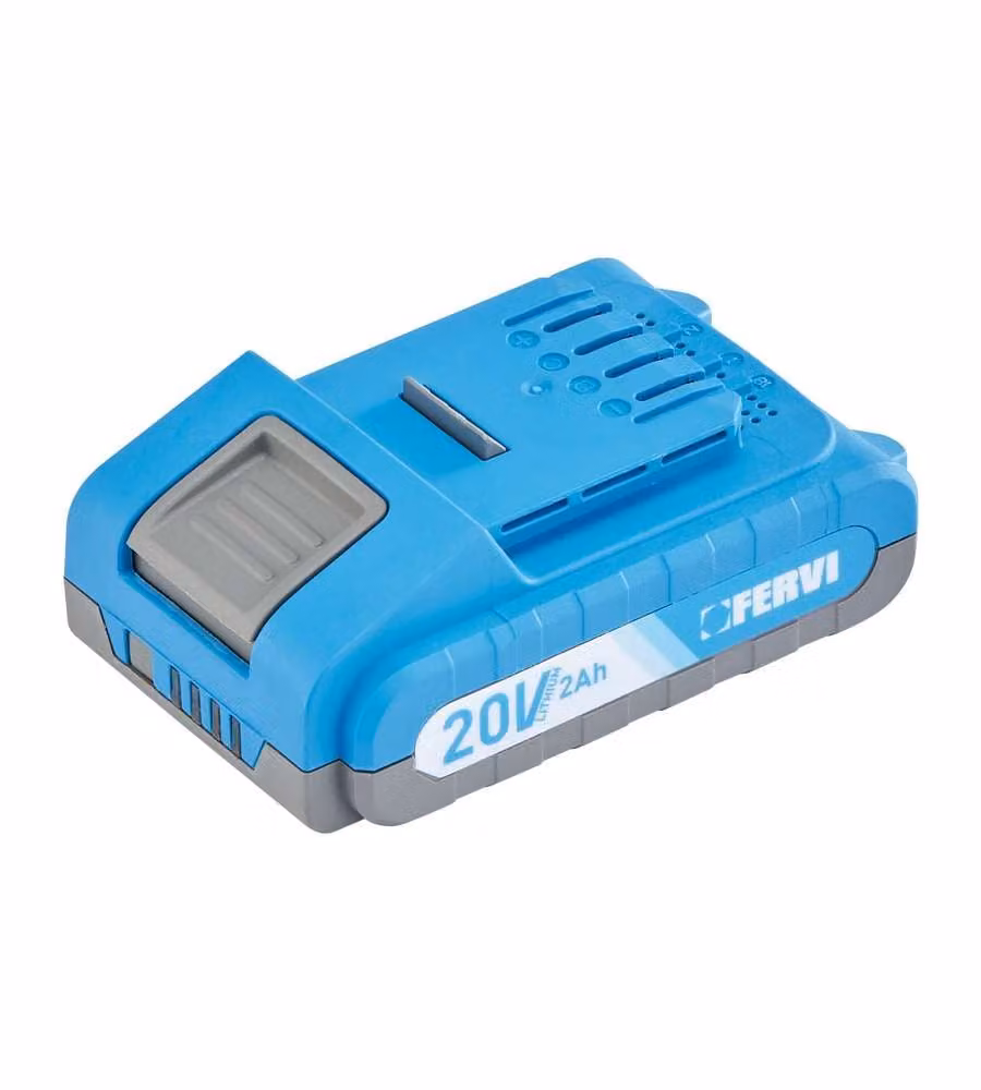 Fervi Batteria Li-Ion 2Ah 20V per Fervi F20V Range Ricaricabile 0,45kg