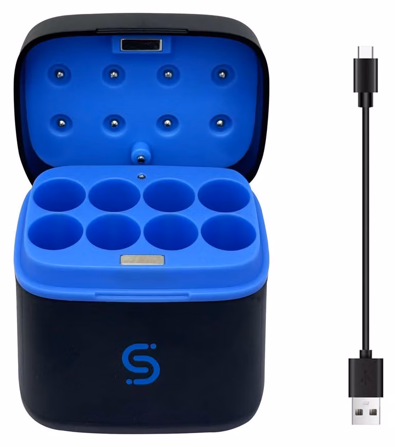 Caricabatterie per batterie al litio da 1,5 V e batterie NiMH da 1,2 V