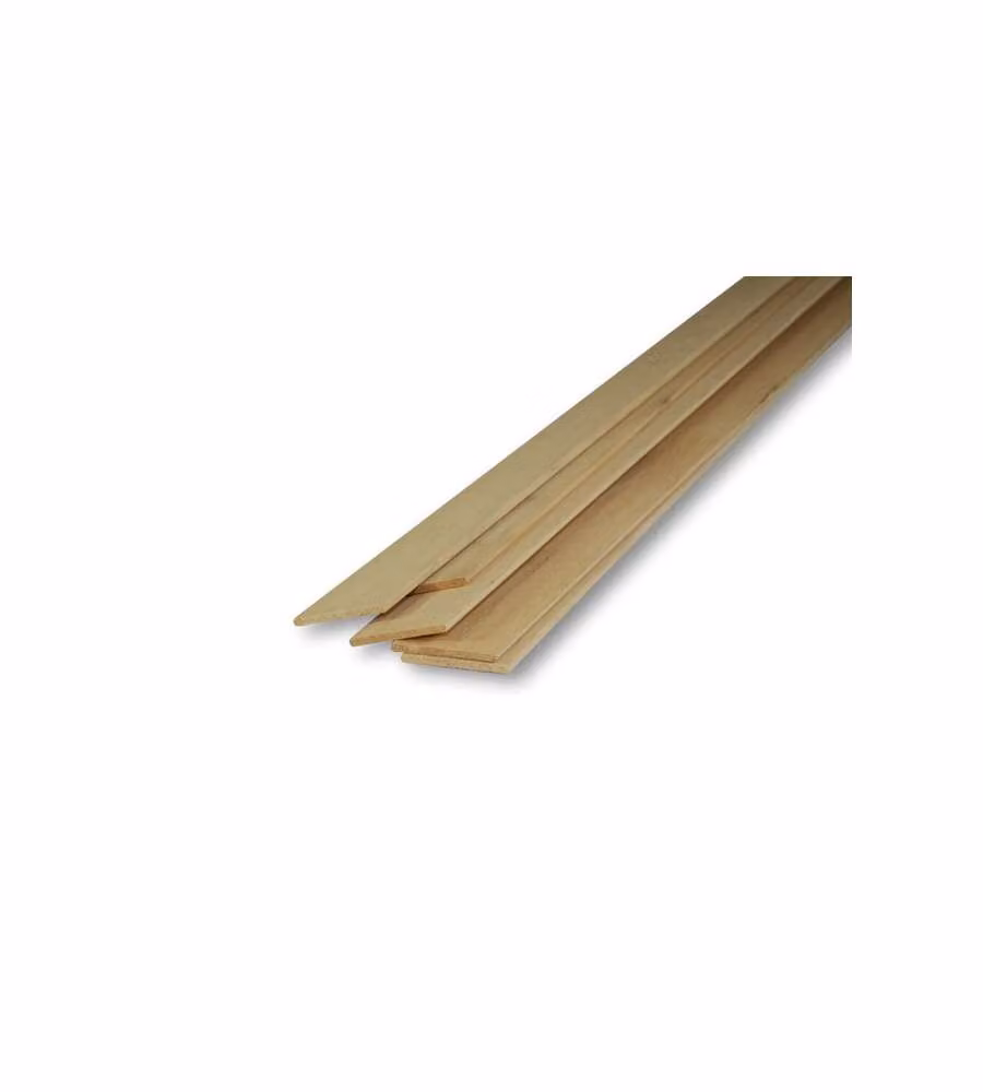 PIRCHER Listelli Samba Piallati 10x30x2500 mm Legno Naturale Falegnameria