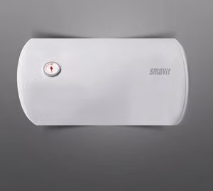 Scaldabagno orizzontale Smavit con serbatoio smaltato da 50 l, orientamento destro