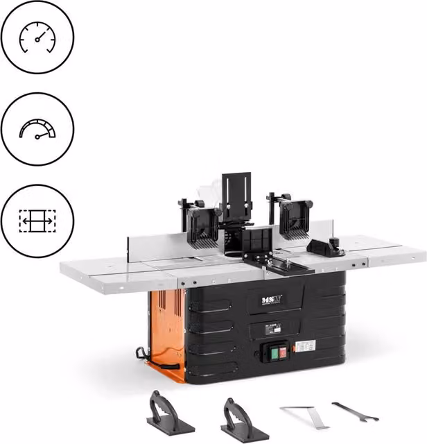 Fresatrice verticale per legno 1500 watt fino a 24.000 giri/min alluminio PP nylon acciaio rame 14_0010139
